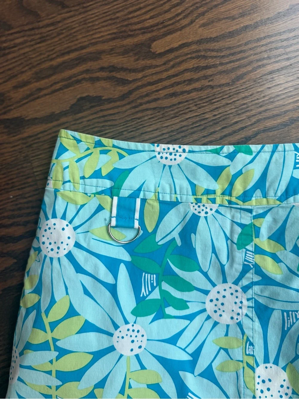 Lilly Pulitzer teal mini